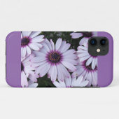 Lichte paarse bloemen met Paarse achtergrond Case-Mate iPhone Case (Achterkant (horizontaal))