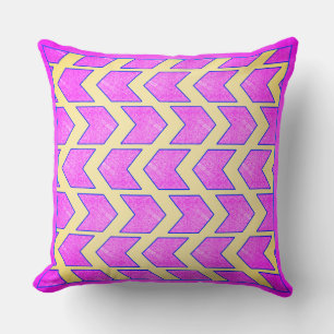 Lichte Paarse Chevron Arrow Kussen