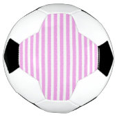 Lichte Paarse geometrische strepen Voetbal (Gedraaid)