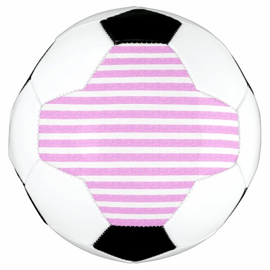 Lichte Paarse geometrische strepen Voetbal (Voorkant)