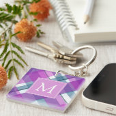 Lichte Paarse gepantserde Sleutelhanger (Voorkant Rechts)