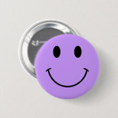 Lichte Paarse gezichtsButton Ronde Button 5,7 Cm (Voorkant /achterkant)