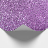 Lichte paarse glitter cadeaupapier (Hoek)
