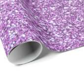 Lichte paarse glitter cadeaupapier (Rol Hoek)