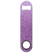 Lichte paarse glitter speed flessenopener (Voorkant)