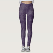 Lichte paarse grunge potloodvlekken leggings (Voorkant)