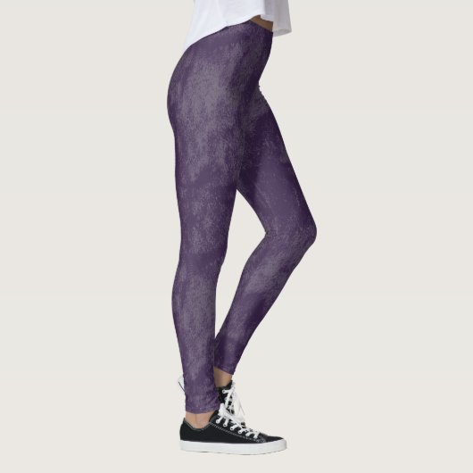 Lichte paarse grunge potloodvlekken leggings (Rechts)
