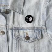 Lichte Paarse halftoonafdrukken Ronde Button 3,2 Cm (In situ)