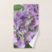 Lichte paarse hydrangea bad handdoek (Handdoek)