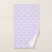 Lichte paarse kleur bad handdoek (Handdoek)