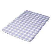 Lichte Paarse Lavendel Gingham Buffalo Check Plaid Badmat (Gekanteld)