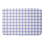 Lichte Paarse Lavendel Gingham Buffalo Check Plaid Badmat (Voorkant)