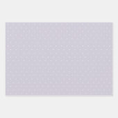 Lichte Paarse Plaid Bow Elegant Neutraal Baby show Inpakpapier Vel (Voorkant 3)