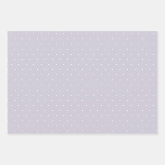 Lichte Paarse Plaid Bow Elegant Neutraal Baby show Inpakpapier Vel (Voorkant 3)