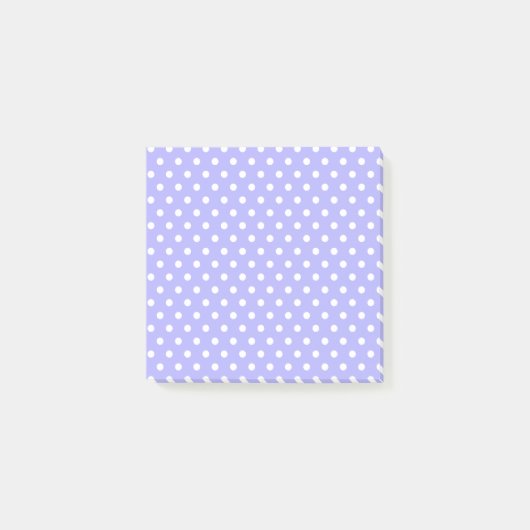 Lichte paarse poka Dots Post-it Notes (Voorkant)
