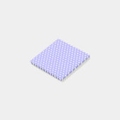 Lichte paarse poka Dots Post-it Notes (Schuin)