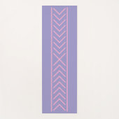 Lichte Paarse & Rode Yoga Mat (Voorkant)