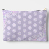 Lichte paarse sneeuwvlok & Glinsterend Hart Etui (Achterkant)