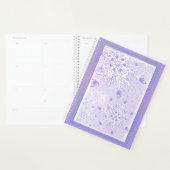 Lichte paarse sneeuwvlok & Glinsterend Hart Planner (Display)