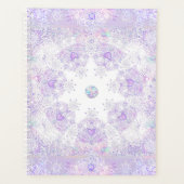 Lichte paarse sneeuwvlok & Glinsterend Hart Planner (Voorkant)