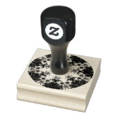 Lichte paarse sneeuwvlok & Glinsterend Hart Rubberstempel (Stempel)