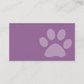 Lichte Paarse Visitekaartjes voor afdrukken met Pe (Achterkant)