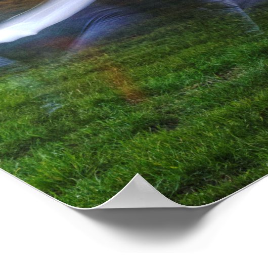 Lichte paden Print, waarde Poster papier (mat) (Hoek)