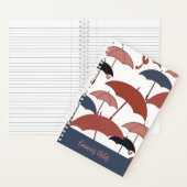 Lichte paraplu spiraal notitieboek | najaarsjourna (Binnen)