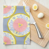 Lichte passie Bloomende Borden Keukenhanddoek (Quarter Fold)
