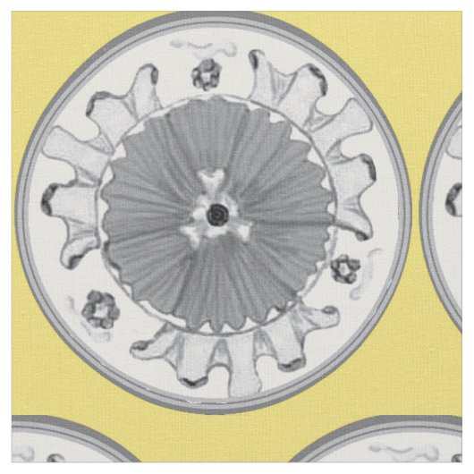 Lichte passie Floral Medallion Illuminating & Grey Stof (Close Up)