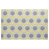Lichte passie Floral Medallion Illuminating & Grey Stof (Fat Quarter)