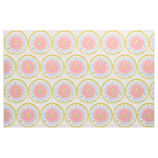 Lichte passievloeren Medallion-stof Stof (Fat Quarter)
