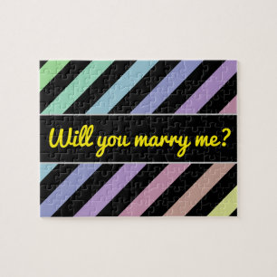 Lichte pasta-kleuren en zwarte tapes legpuzzel