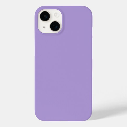 Lichte pasta Paarse vaste kleur Case-Mate iPhone Case (Achterkant)