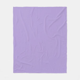 Lichte pasta Paarse vaste kleur Fleece Deken