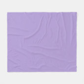 Lichte pasta Paarse vaste kleur Fleece Deken (Voorkant (Horizontaal))