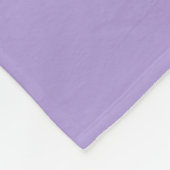 Lichte pasta Paarse vaste kleur Fleece Deken (Hoek)