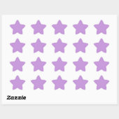 Lichte Pastel Lavendel Star Sticker (Vel)