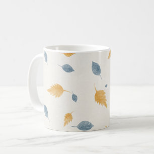 Lichte Pastel Minimalistische Herfstbladeren Patro Koffiemok