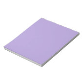 Lichte Pastel Paarse Effen Kleur Notitieblok (Linkerzijde)