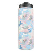 Lichte pastelcamouflage thermosbeker (Voorkant)