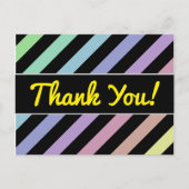 Lichte Pastelkleuren & het Zwarte Patroon van Briefkaart (Voorkant)