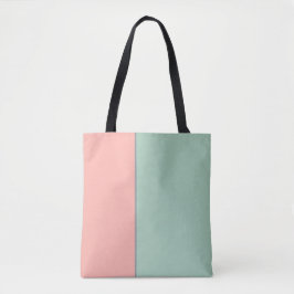 Lichte pastels, zachte perzik en Oerwouden mist Tote Bag