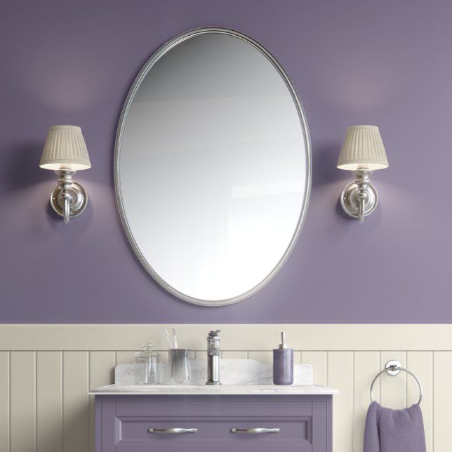 Lichte Periwinkle Serenity - Periwinkle - Pastel Behang (Lavender Serenity - Lavender - Pastel Chic Peel and Stick Wallpaper)