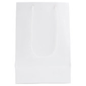 Lichte pluizige roze wolken medium cadeauzakje (Achterkant)