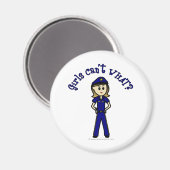 Lichte politieman magneet (Voorkant / Achterkant)