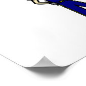 Lichte politieman poster (Hoek)