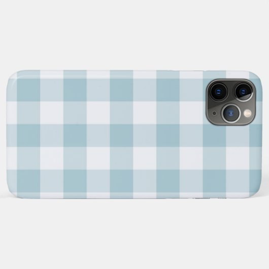 Lichte powder Blauw Farmhouse Buffalo Check Pset Case-Mate iPhone Case (Achterkant (horizontaal))
