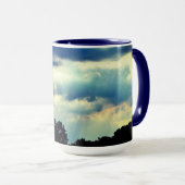 Lichte Rays-keramische Mok (Voorkant rechts)