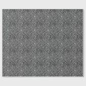 Lichte reflecties op water: zwart en wit cadeaupapier (Vlak)